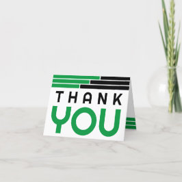 グリーン&ブラックバー卒業ありがとう サンキューカード