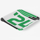 グリーン&ブラックバー24年卒業 ペーパープレート (傾斜あり)