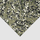 グリーン ブラック クール カモフラージュ パターン プリント 薄葉紙 (詳細)