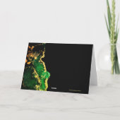 グリーン ブラック サンクス カード (裏面)