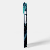 グリーン ブラック スワール Case-Mate iPhoneケース (裏面 / 左)