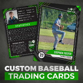グリーン&ブラック プロ野球トレーディングカード コーリングカード