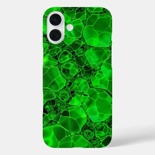グリーン&ブラック Case-Mate iPhoneケース (裏面)