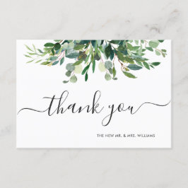 グリーン ブルーガム ユーカリ 誕生感謝 招待状