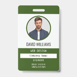 グリーン |プロフェッショナル社員の写真会社 バッジ