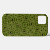 グリーン・ホイール・マンダラ Case-Mate iPhoneケース (裏面 (横))