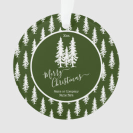 グリーン |ホワイトパインの木々クリスマス |祝日の写真 オーナメント