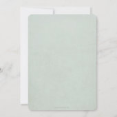 グリーン+ホワイトフローラリースイースターブランチ 招待状 (裏面)