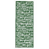 グリーン&ホワイトローンサー気にビスありがとうございました！ ワインギフトバッグ (正面)