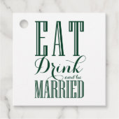 グリーン&ホワ食べイドリンクとビー結婚したズ フェイバータグ (正面)