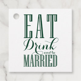 グリーン&ホワ食べイドリンクとビー結婚したズ フェイバータグ