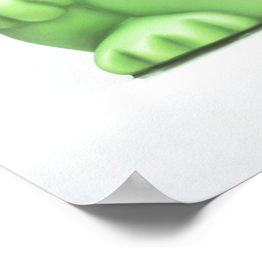 グリーン・ポスターは簡単ではない ポスター (角)