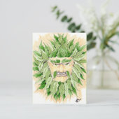 グリーン・マンの挨拶 ポストカード (スタンド正面)