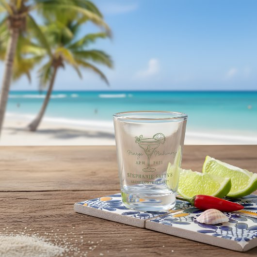 グリーン マーグス アンド マトリモニー ブライズメイド パーティー ショットグラス