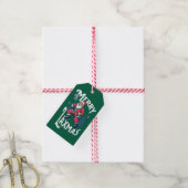 グリーン メリー ラックスマス ラクロスクリスマス 楽しい ギフトタグ (より糸付き)
