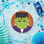 グリーン・モンスター ペーパープレート (パーティー)