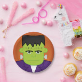 グリーン・モンスター ペーパープレート (パーティー)