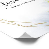 グリーン ユーカリ ジオメトリック フェイバーズ サイン (角)