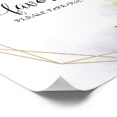 グリーン ユーカリ ジオメトリック フェイバーズ サイン (角)