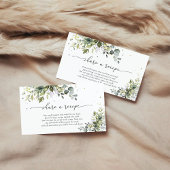 グリーン ユーカリ フラワーレシピ リクエスト カード