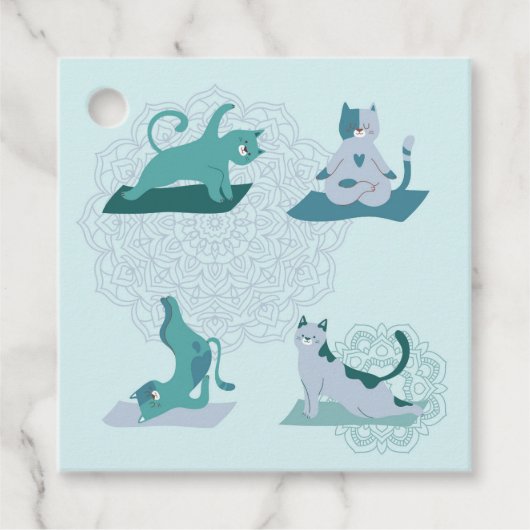 グリーン・ヨガ・キャッツ フェイバータグ (正面)