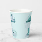 グリーン・ヨガ・キャッツ 紙コップ (左)