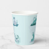 グリーン・ヨガ・キャッツ 紙コップ (右)