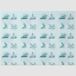 グリーン・ヨガ・キャッツ 薄葉紙