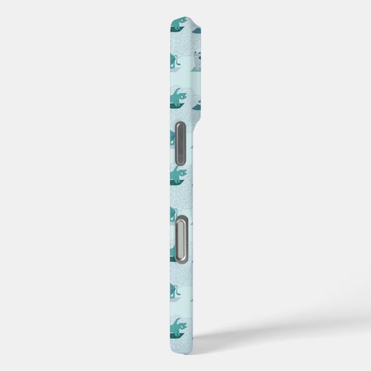 グリーン・ヨガ・キャッツ Case-Mate iPhoneケース (裏面 / 右)