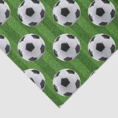 グリーン+ヨーロッパ+サッカー+パターン 薄葉紙 (詳細)