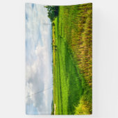 グリーン・ライス・フィールド・ファーム・ビニール 横断幕 (縦)