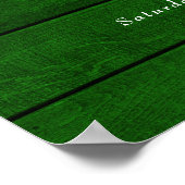 グリーン ラスティック ストリング ライト ウェディング ウェルカム サイン (角)