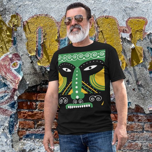 グリーン リチュアル トライバル Tシャツ
