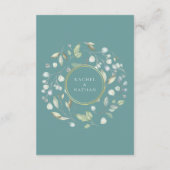 グリーン リーフ ローレル ガーランド ゲスト 情報 詳細 エンクロージャーカード (裏面)