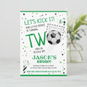 グリーン・ルーキーサッカー2回目の誕生日を蹴ろう 招待状 (スタンド正面)