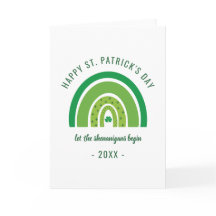 グリーン レインボー アイリッシュ シャムロック ハッピー セント パトリック デー