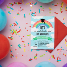 グリーン・レインボー・クラウズ祝卒業生へ