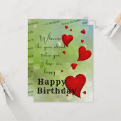 グリーン・レター カード (正面/裏面インサイチュ)