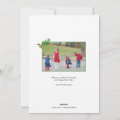 グリーン&レッドメイキングスピリッツ明るい2015休日 シーズンカード (裏面)