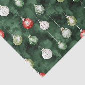 グリーン レッド オーナメント クリスマス 薄葉紙 (詳細)