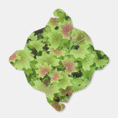 グリーン レッド リーフス テイクアウト フェイバーボックス (折り畳みなし)