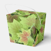 グリーン レッド リーフス テイクアウト フェイバーボックス (裏面サイド)