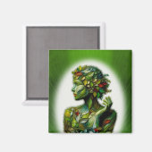 グリーン・レディ マグネット (正面/裏面)