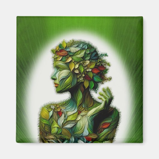 グリーン・レディ マグネット (正面)