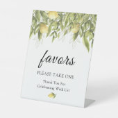 グリーン・レモン素朴ズ、サインカード 台座サイン (正面)