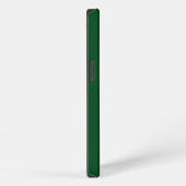 グリーン・レーシングストライプ iPhoneケース (右側面)
