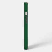 グリーン・レーシングストライプ iPhoneケース (左側面)