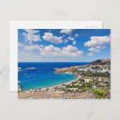 グリーン・ロードスのリンドス ポストカード (正面/裏面)