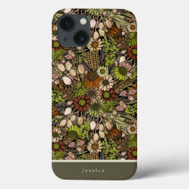 グリーン・ワイルドフラワー・ガーデン Case-Mate iPhoneケース iPhone 13ケース