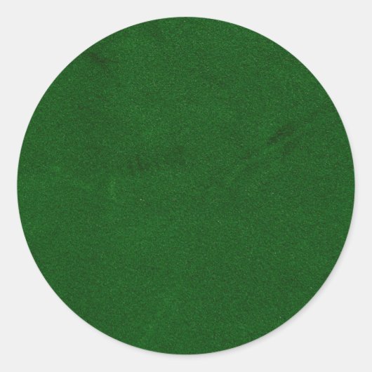 グリーン ヴェルベット ブランク テンプレート ラウンドシール (正面)